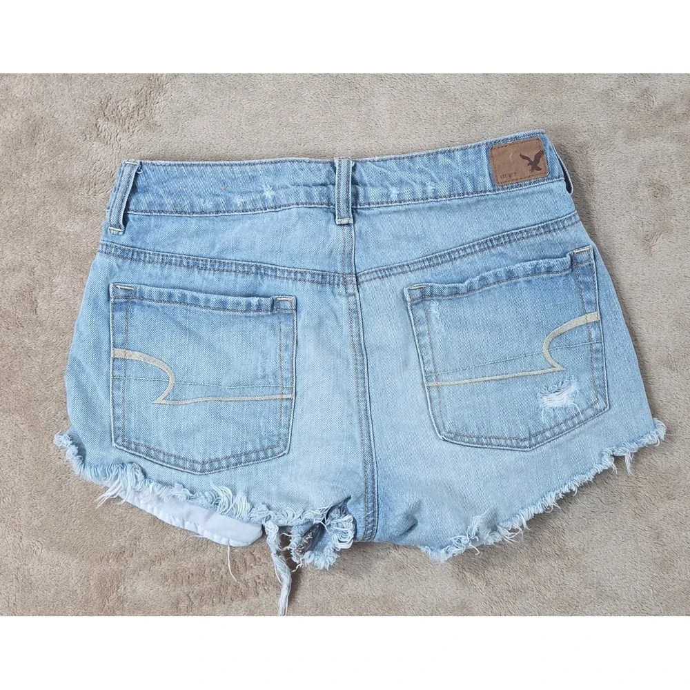 American Eagle Hi-Rise Festival Denim Shorts Women's 2